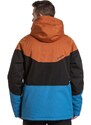 Meatfly pánská SNB & SKI bunda Hoax Premium Brown/Black/Blue | Hnědá