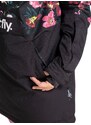 Meatfly dámská SNB & SKI bunda Aiko Premium Hibiscus Black | Květy