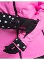 Meatfly sNB & SKI bunda Deborah 2 Pink Killer White Dot | Černá