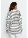 Trendyol Black Striped Knitted Tunic