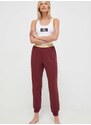 Kalhoty Calvin Klein Underwear vínová barva