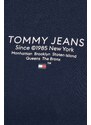 Bavlněné tričko Tommy Jeans tmavomodrá barva, s potiskem