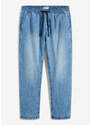 bonprix Termo džíny bez zapínání Regular Fit, Straight Modrá