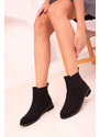 Soho Women's Black Boots & Booties 18488