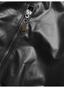 J.STYLE Krátká černá bunda s ozdobnými stahovacími lemy (16M9087-392)