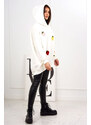 K-Fashion Zateplená mikina s jahodovým motivem ecru