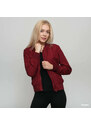 Dámská bunda bomber Urban Classics Ladies Light Bomber Jacket Wine