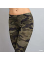 Dámské legíny Urban Classics Ladies Camo Leggings Camo Green