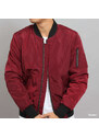 Pánský bomber Urban Classics 2-Tone Bomber Jacket burgundy