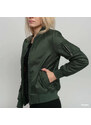 Dámská bunda bomber Urban Classics Ladies Basic Bomber Jacket Green