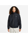 Pánský bomber Nike Solo Swoosh Satin Bomber Jacket Black