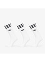 adidas Originals Pánské ponožky adidas High Solid Crew Sock 3-Pack White