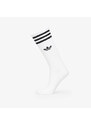 adidas Originals Pánské ponožky adidas High Solid Crew Sock 3-Pack White