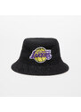 Klobouk New Era Los Angeles Lakers Print Infill Bucket Hat Black