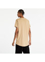 Pánské tričko Urban Classics Long Shaped Turnup Tee Union Beige