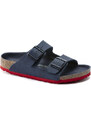 Dětské modré pantofle Birkenstock Arizona Birko-Flor