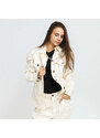 Dámská džínová bunda Urban Classics Ladies Oversized Shirt Jacket Cream