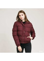 Dámská zimní bunda Urban Classics Ladies Hooded Puffer Jacket Wine