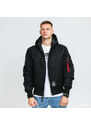 Alpha Industries Inc. Pánská zimní bunda Alpha Industries Hooded Puffer FD Reversible Black