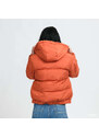 Dámská zimní bunda Urban Classics Ladies Hooded Puffer Jacket Orange