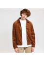 Pánská bunda Urban Classics Boxy Corduroy Jacket Brown