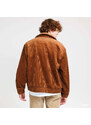 Pánská bunda Urban Classics Boxy Corduroy Jacket Brown