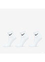 Pánské ponožky Nike Everyday Cushioned Training Ankle Socks 3-Pack White/ Black