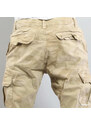 Pánské cargo pants Urban Classics Camo Cargo Jogging Pants Sand Camo