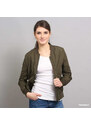 Dámská bunda bomber Urban Classics Ladies Light Bomber Jacket Green