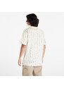 Pánské tričko Karl Kani Small Signature Ziczac Pinstripe Tee Off White/ Black