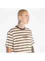 Pánské tričko GUESS Horizontal Stripe Tee Coarse Brown Multi