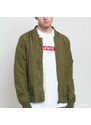 Pánský bomber Urban Classics Light Bomber Jacket Olive