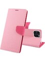 Pouzdro na iPhone 15 Pro - Mercury, Fancy Diary Pink/HotPink