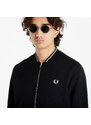 Pánská mikina FRED PERRY Zip Through Sweatshirt Black