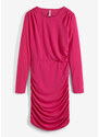 bonprix Šaty s nařasením Pink