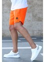 Madmext Neon Orange Men's Marine Shorts 5087