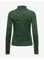 Zelený dámský žíhaný svetr s rolákem JDY Novalee - Dámské