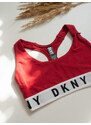 DKNY Cozy Boyfriend racerback podprsenka - cherry