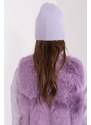 MladaModa Dámská čepice se zirkony model 32811 barva lila