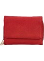 Coveri Dámská malá koženková peněženka Annien, červená