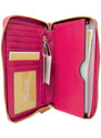 Dámská peněženka Michael Kors large flat mf phone case - carmine pink - růžová