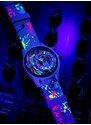 Bílé pánské hodinky The Electricianz s gumovým páskem The Neon Z 42MM