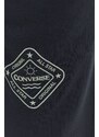 Tepláky Converse černá barva, s potiskem