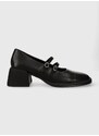 Kožené lodičky Vagabond Shoemakers ANSIE černá barva, na podpatku, 5645.401.20