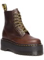 Kožené workery Dr. Martens 1460 Pascal Max dámské, hnědá barva, na platformě, DM31102201