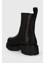 Semišové kotníkové boty Vagabond Shoemakers COSMO 2.0 dámské, černá barva, na platformě, zateplené, 5459.309.21