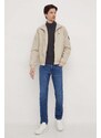 Bunda Calvin Klein Jeans pánská, béžová barva, přechodná