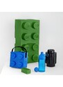 Lego Modrý svačinový box s rukojetí LEGO Storage 16,5 x 16,5 cm
