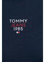 Tričko s dlouhým rukávem Tommy Jeans tmavomodrá barva