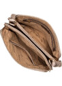 Dámská dvoukomorová kabelka z ekologické kůže Wittchen, zlatá, ekologická kůže